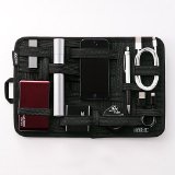 携帯端末とごちゃごちゃする周辺機器を機能的に整理収納して持ち運ぶ