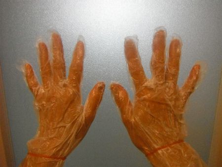 お風呂で手のひらパックの図