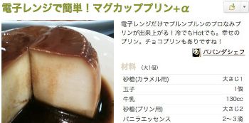 マグカッププリン