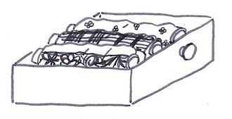 芯に巻いて収納