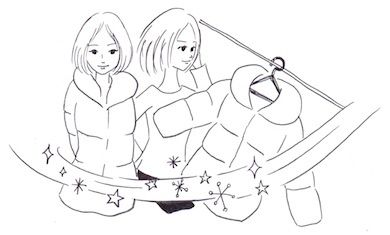 上着は乾かして収納