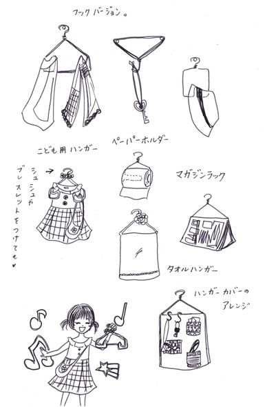 針金ハンガーのアレンジ