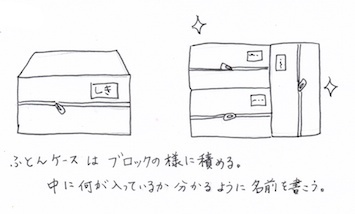 布団ケースに収納