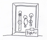 小物掛けフレームでブレスレット収納