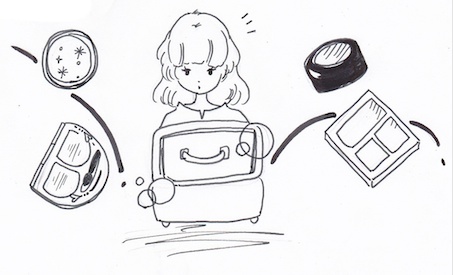 メイクを整理・処分してから収納する