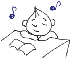 リラックスして仮眠