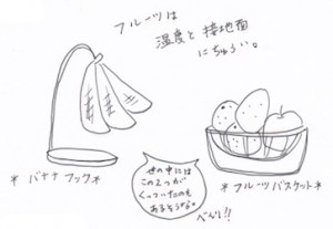長持ちするの？バナナフックやフルーツバスケットの収納メリット