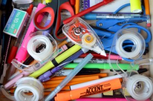 家族みんなで使う文房具の整理収納
