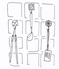 キッチン用品を掛ける収納グッズ