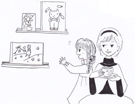 絵本を見せる収納