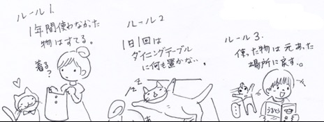 部屋の収納の３つのルール