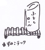 押し入れ収納グッズのラック