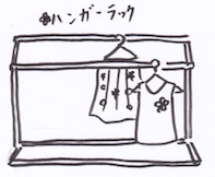 押入れ収納に突っ張り棒やハンガーラック