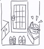 玄関の小物収納