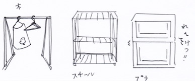 収納ラックの素材