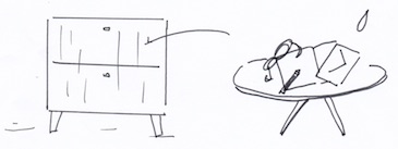 チェストは見えない収納